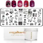Royalkart Nail Art Kit 3D Nail Art Stamping Image Plates
