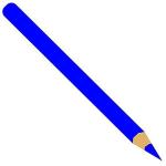 Qatalitic All Purpose Pencil Crayon Blue Pencils