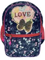 BARBIE Frozen Cinderella Dora Anna and Elsa Sofia School Collage Bag Backpack Blue Color Class 4th to 12th