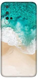 aadia Huawei Honor 20 Matte Vinyl Waves Printed Mobile Skin Sticker with Scratch Resistant Lamination