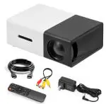 Hespa Portable Mini Movie Projector LED For Home & Business -Black