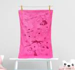 The Little Lookers Pink Soft Cotton Baby Towel (60 cm x 105 cm)