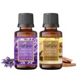 Nature Clouds Lavender Sandalwood Essential Oil, 10 Ml Each (Pack Of 2)