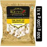 BLK Foods Select 500gms Fresh phool Makhana (Foxnuts / lotus seeds) 500g (5 X 100g)