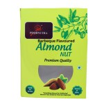 FOODNUTRA Party snacks Barbeque Flavored Almonds (BBQ) 200g - Healthy Party Snack, Dry Roasted, Non Fried, Zero Oil, Crunchy, Tasty Badam