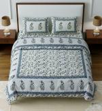Quilt n Razai Multicolor Printed Cotton Bedsheet