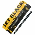 OCTAVIA BEAUTY Jet Black Eye Kajal for Women Smudge-Proof & Long Lasting | Yellow Packet | Black Kajal | Pack of 1