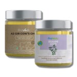 ProVedic Brahmi Wellness Pure Cow's Ghee 250 ml+ ProVedic A2 Gir Bilona Cow Ghee 250ml
