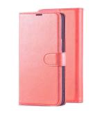 ClickCase Vintage Series For Samsung Galaxy S6 Edge Plus Peach Faux Leather Mobile Wallet Flip Cover