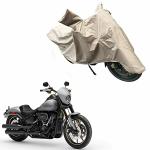 Oshotto Dust and Water Proof Double Mirror Pocket X1 Bike Body Cover Compatible with Harley-Davidson-Low-Rider-S