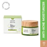 Nature Derma 1% Natural BiomeB oost Moisturizer with Subligana to Reduce Acne and Blemishes For Soothed Strengthened Skin 50ml Dermatologically Tested