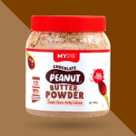 MYPB Chocolate Peanut Butter Powder 400 Authentic PB Powder Natural Protein Less Fat Low Calories Spread Shake BakeGluten & Cholesterol Free Dairy Free
