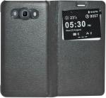 BINTAGE Flip Cover for Samsung Galaxy On8 (Black, Matte Finish, Pack of: 1)