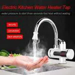 KAVYANSH World Instant Hot Water Geyser, Electric Water Faucet for Kitchen, Bathroom, Water Heater & Tankless Fast Water Heating Tap Instant Electric Water Heater Instant Hot Faucet Kitchen Electric Tap Faucet Tap Water Heater Digital Display [1 PCS]