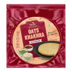 Vedic Garden Oats Healthy Roasted Khakhra With Multigrain, Indian Snack, Diet Friendly 720 gm - Pack of 4