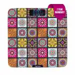 Lifelong Mystical LLWS63 Weighing Scale|Indian Cultural Series Rajasthan Urban|Digital Weight Machine|Thick Tempered Glass with LCD Display