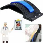 Shopeleven Lumbar Back Pain Relief Device, Lumbar Back Stretcher, for Lower and Upper Back Massager and Support / Back Tool