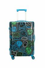 American Tourister Trolley Bag For Travel | SWAG-ON 68 Cms Polycarbonate Hardsided Medium Check-in Luggage Bag | Suitcase For Travel | Trolley Bag For Travelling, Multi