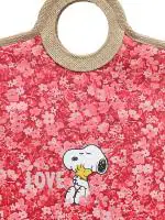 ENSAC woven style comfortable Polyester Handbag for men & women(LUNCHBASKET-CHATAIWHITE-1)