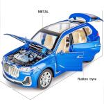 Ktrs Enterprise Bww X7 1:32 Diecast Blue Children Birthday Gift Toy Kid Alloy Simulated Car