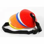 AS TRAINING EQUIPMENT CONES FOR FOOTBALL TRAINING | MATERIAL-PLASTIC | COLOR-MULTICOLOR | PACK OF 100