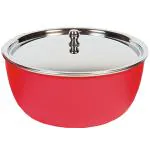 Mosaic Microwave Safe Serving Bowl with Steel Lid 800 ml