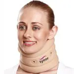 Tynor Cervical Collar Soft with Support, Beige, Medium, 1 Unit