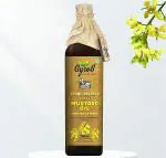 GYROS Cold Pressed Black Mustard Oil 500ml | Stone Pressed | Kachhi Ghani/Kolhu | Natural | Glass Bottle | Chemical-Free