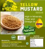 Pmw - White/Yellow Mustard Seeds - Safed PILI Sarson 500 GMS for Pooja/Health Purpose