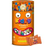 Mom & World Kidsy Vitamin C Gummies for Kids, 30 (Orange Flavoured) Gummies