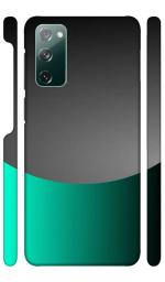 YAPZONE Simple/Plain Grey and Mint Green Color | Designer Printed Hard Back Cover for Samsung Galaxy S20FE / S20FE 5G Premium & Attractive Case for Your Smartphone