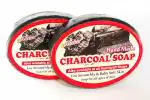 Malar herbal Charcoal soap coconut oil hand made soap | (pack of 12) natural solution for healthier, radiant skin, Nourishes the skin | Herbal Charcoal soap for all skin type (12)