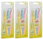 OPTRA-Megatrnzase Beauty Hair Removal Shaving Trimmer Eyebrow Shaping Razor (Set Of 9)