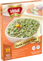 VIMAL Ready to Eat Methi Mutter Malai Instant Mix with No Added Preservative and Colours - 300g