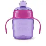 Philips Avent Pink And Purple Silicone Rubber Classic Soft Spout Cup ,6 m Plus, 200 ml