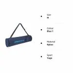 Sports Fuel Nylon Yoga Mat Cover with Shoulder Strap Carry Bag For Home Gym & Outdoor Workout, Water-Resistant, Soft, Easy to Fold