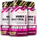 MuscleXP Women Daily Vital Fitness Multivitamin & Multiminerals, Skin & Beauty Blend, Wellness Blend, Antioxidant & Joint Health, 60 Tablets (Pack of 3)