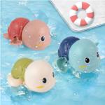 KTRS ENTERPRISE Cute Bath Toys Cartoon Animal Tortoise Baby Bath Toy, Bath Toy for Toddlers, Water Toy, Turtle Movement, Floating Wind-Up Swimming Pool Bathtub Bath Toy for Kids Children Boys Girls 3Pic set