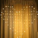 My Party Suppliers Heart Shape LED Curtain Lights for Wedding Decoration