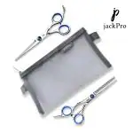 Doberyl jackPro Set Of 2 Professional Silver Stainless Steel Barber Salon Hair Cutting Thinning Scissors for men & women