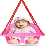 Maanit Swing for Kids Wave Adjustable Baby Swing used to indoor-outdoor Toy Swings (Pink)