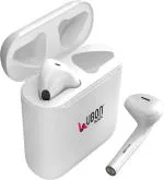 Ubon BT-200 White True Wireless Built-In 10Hrs Backup Bluetooth Wireless Earbuds Headset