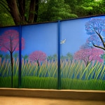 Love Creation A4 Size poster print for creative wall art- whimsical-garden-dreams-with-benin-art-9110(Non Sticker)