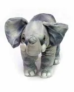Tickles Polyester Elephant Lightweight Soft Toy 35 cm 4M and Above