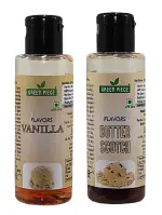 Green Piece Butter Scotch and Vanilla Flavor food Essence.(30gm x2)(Pack of 2)