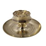 HOME STYLE DECORE Traditional Brass Agardan Incense Holder | Elegant Brass Finish | Perfect for Home Temples, Meditation, and Spiritual Rituals