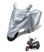 Auto Hub Waterproof Bike Cover Compatible with Yamaha Aerox -(Fabric:-Polyester, Color:-Waterproof Silver)