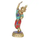 ARTVARKO Handwork Brass Maya Devi Statue - 8.5 inch