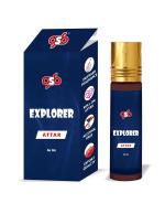 GSB Explorer Attar Inspired From Mnot Blanc Explorer | Clone Fragrance | Designer Perfume Roll On | Alcohol Free | Long Lasting | Undiluted | Unisex | 6 ml