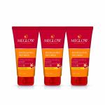 Meglow Refreshing Face Wash with a Rejuvenating Formula & Anti Dehydration Shield|Suitable for All Skin Type|Helps to Soft,Smooth & Refreshed Skin 70g Each-Pack of 3(Men & Women)